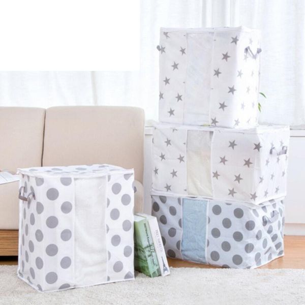 

storage bags foldable spot bag organizer transparent quilt home box clothes no foreign smell