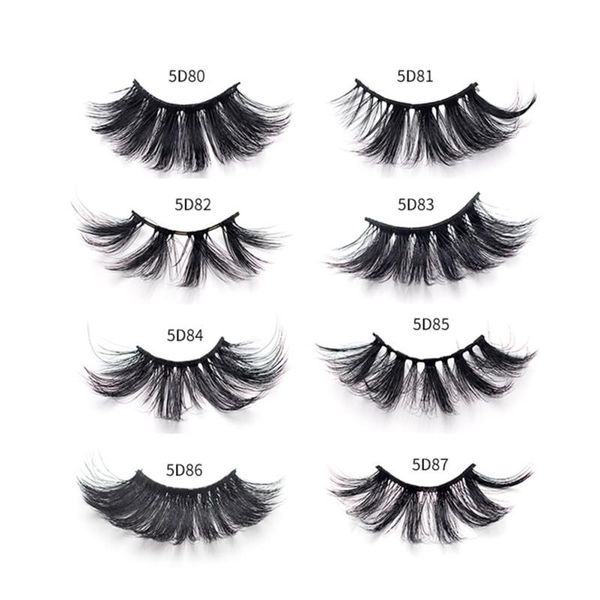 

pairs 5d multi-layer extended thick web celebrity false eyelashes 25mm exquisite gift for girls/ladies