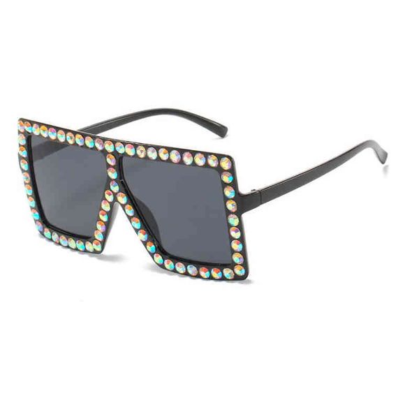 

factory direct price oversized women wholesale rhinestones fashion sunglass vintage iced out shades street protect lentes de sol mujer, White;black