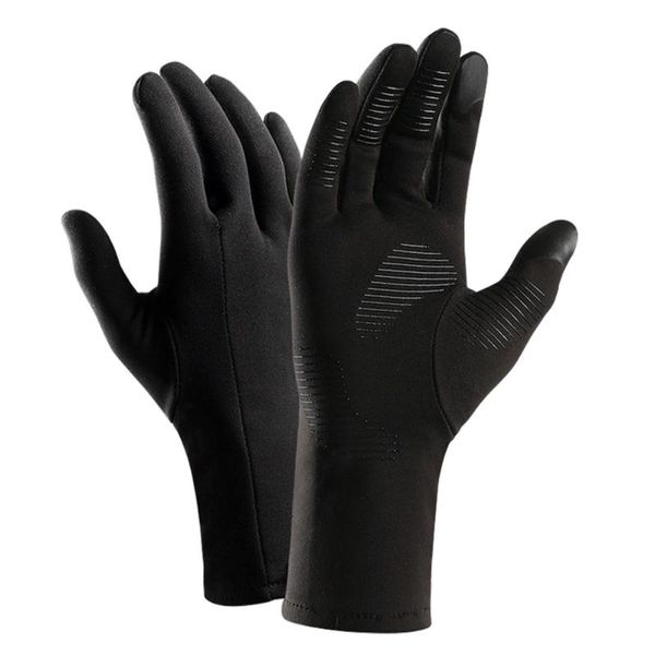 

ski gloves winter warm windproof waterproof anti-slip fleece thermal touch screen bike running