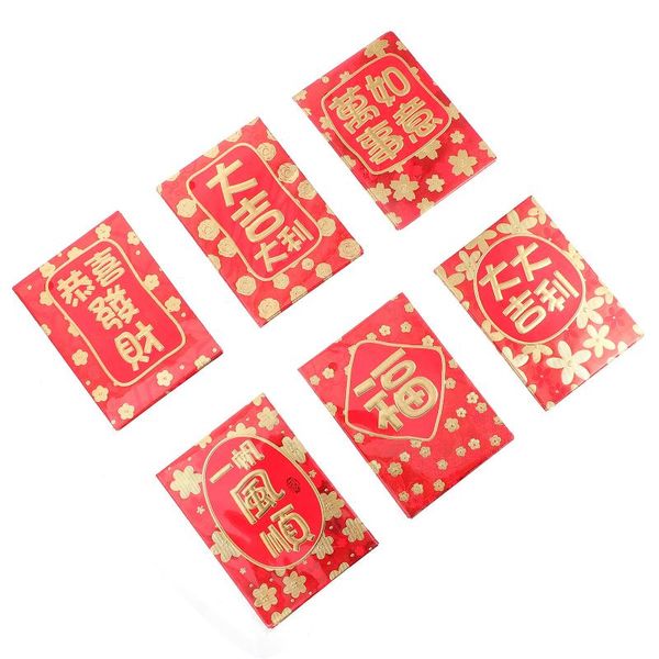 

gift wrap 60pcs spring festival red envelopes year envelope chic packets