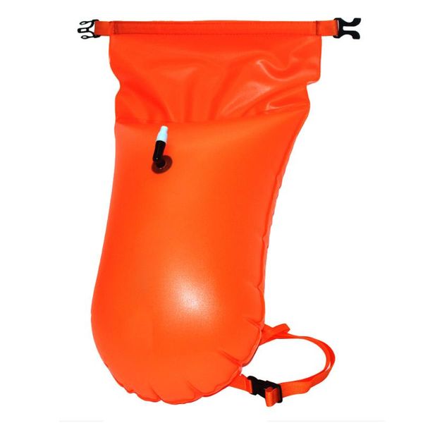 

life vest & buoy 20l swim diving storage dry bag kayakers water sports waterproof inflatable safety float pvc triathletes training