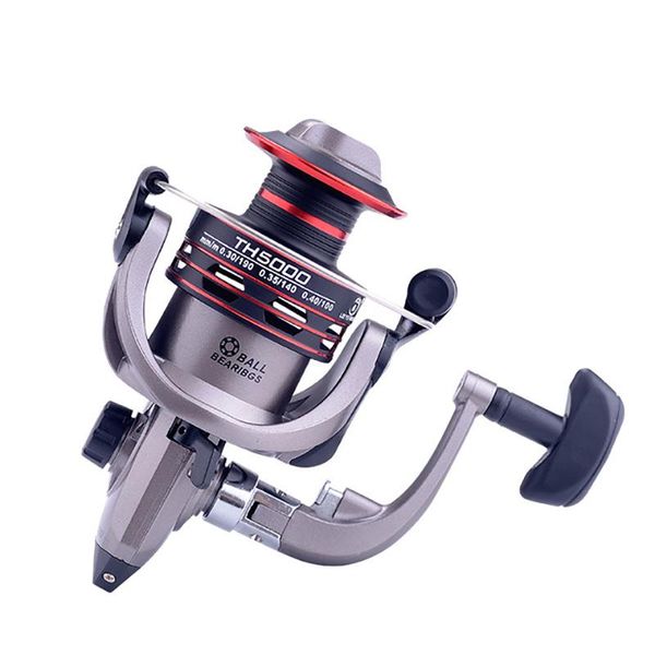 

fishing reel metal spool spinning th500-7000 8kg max drag stainless steel handle line saltwater wheel baitcasting reels