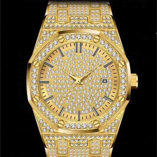 

high grade fashion calendar inlaid with diamond men's watch sky star waterproof rivet stainless steel women's quartz lovers, Slivery;brown