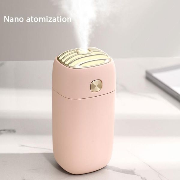 

fragrance lamps 260ml mini humidifier ultrasonic air nano atomization soft night light usb diffuser car purifier mist maker