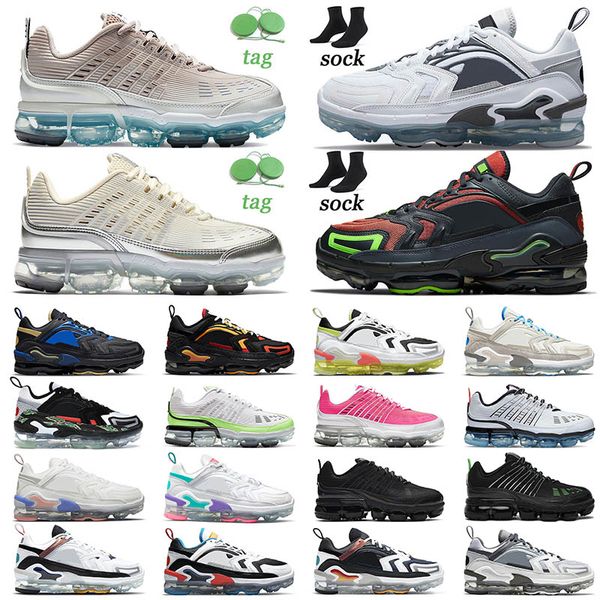 

women men 360 running shoes vapurmaxs evo redstone bright citrus multi-color hyper grape volt fire rose black iridescent sports sneakers tra