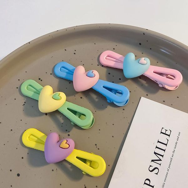 

hair accessories candy color hairpin sweet love clip headwear korean chic bow hairdress mini cute barrettes hairgrips girl, Slivery;white