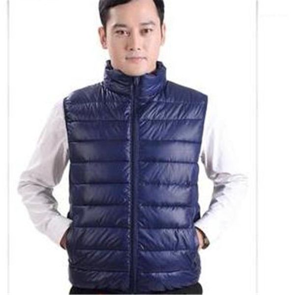 

men's down & parkas mens vest jacket men autumn warm sleeveless jackets male winter casual waistcoat plus size veste homme brand clothi, Black