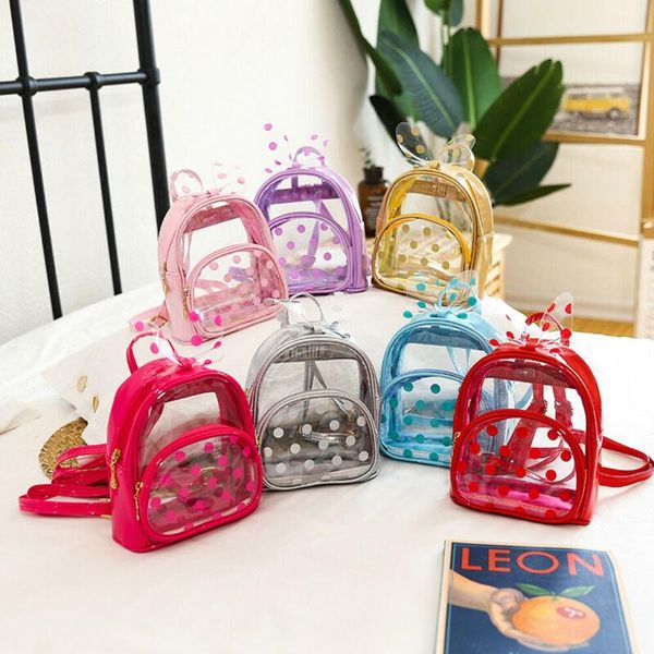 

outdoor bags kids baby girls everyday mini backpack clear transparent book school daypack bag kid