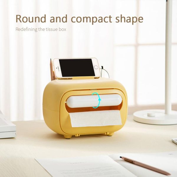 

tissue boxes & napkins creative wide mouth box with compartment plastic living room chic paper towel storage home decoration supplies