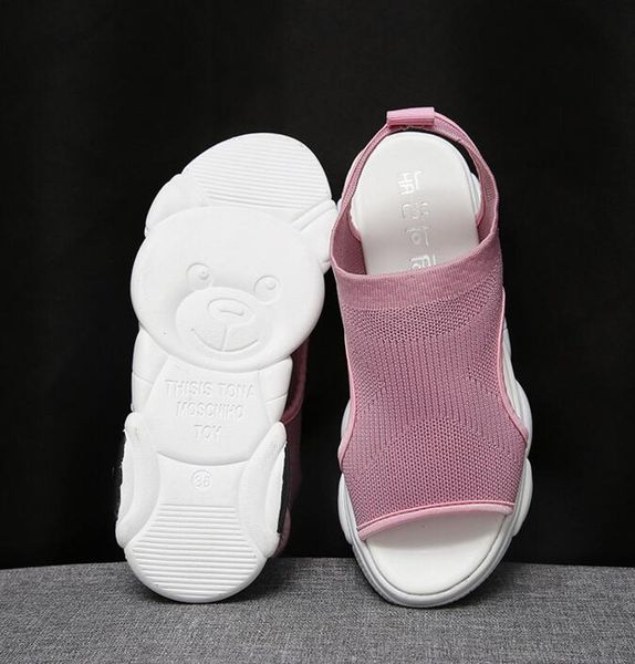 

nice summer women casual outdoor sandal shoes beach sandals, Black