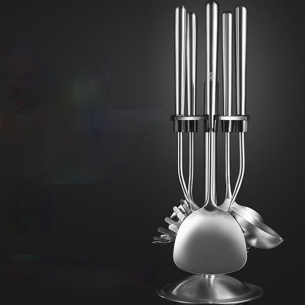 

stainless steel spatula and soup spoon kitchen supplies full set kitchenware household cooking cookware storage bottles & jars