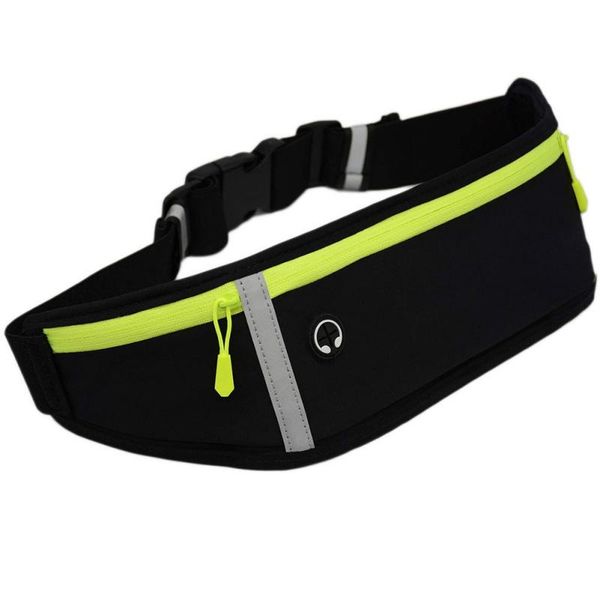 

outdoor bags running sport reflective waist bag multi-function portable leisure waterproof mobile phone