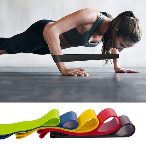 

fitness yoga resistance bands rubber workout rope gum x-light to x-heavy pilates sport training home elastic