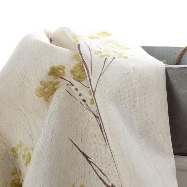 

curtain & drapes fashion yellow floral printed curtains for living room bedroom kitchen home decorative window treatments