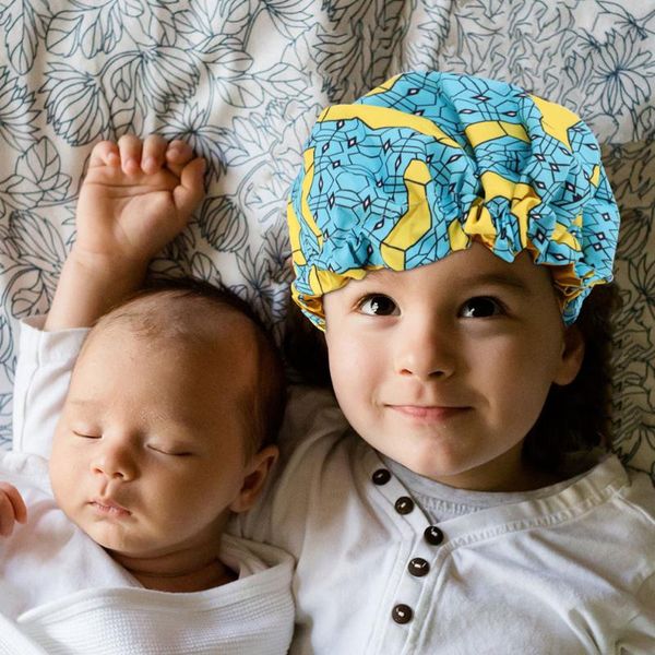 

shower caps 6 pcs sleeping hat toddler satin cap adjustable for children