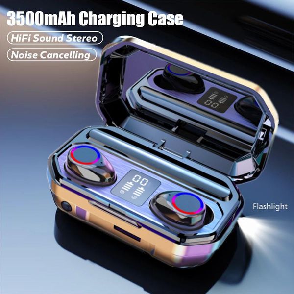 

headphones & earphones 9d tws bluetooth charging box wireless headphone stereo sports waterproof earbuds headsets with microphone