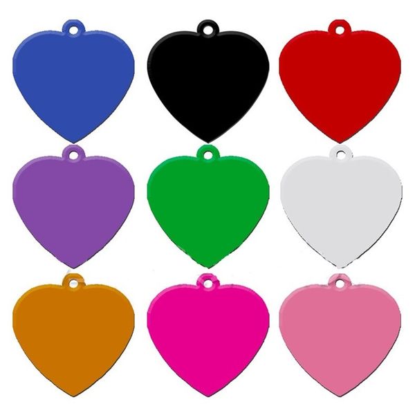 

factory id pet military tag metal blank card aluminum alloy army dog tags no chain mixed colors 465 n2