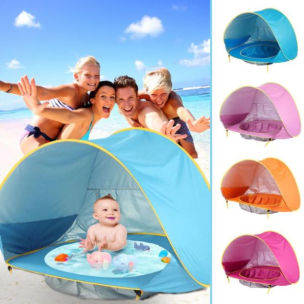 

life vest & buoy 2021 baby beach tent with water pool upgrade easy fold up portable outdoor camping sunshade