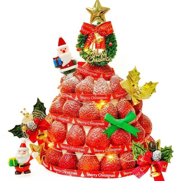 

other festive & party supplies snowman christmas tree cake plugin merry ers santa claus decor 2021 for home j9s2