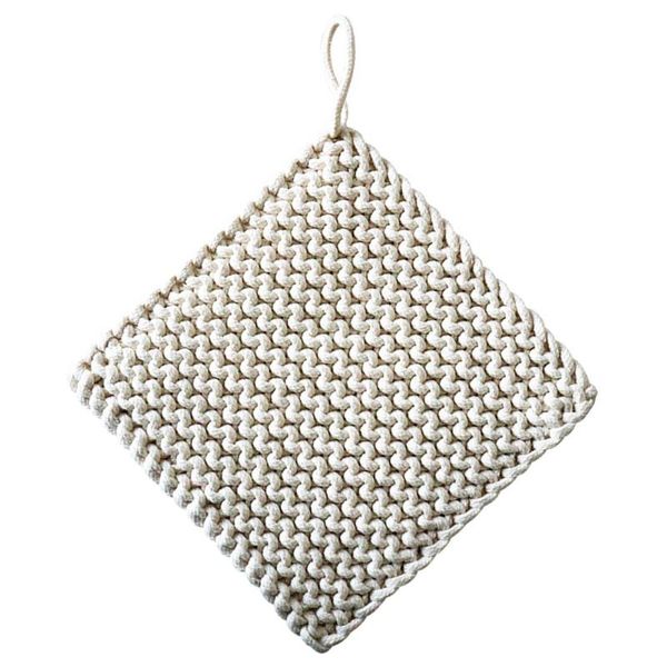 

mats & pads 1pc simple woven cotton mat pretty pot practical