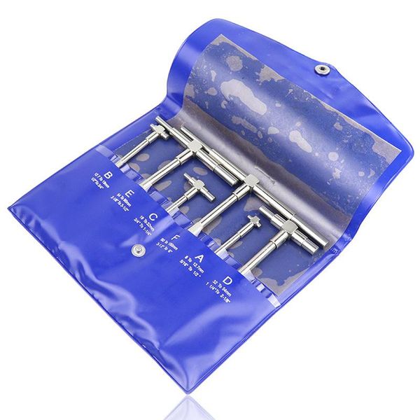 

professional hand tool sets 6pcs/set 8-150mm gauge adjustable inner diameter round head aperture measuring plug