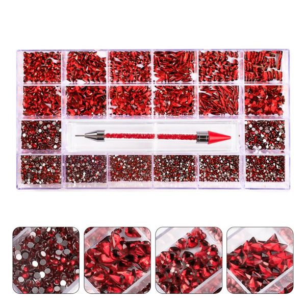 

nail drill & accessories 1 set art rhinestones 20-grid studs shining diamonds