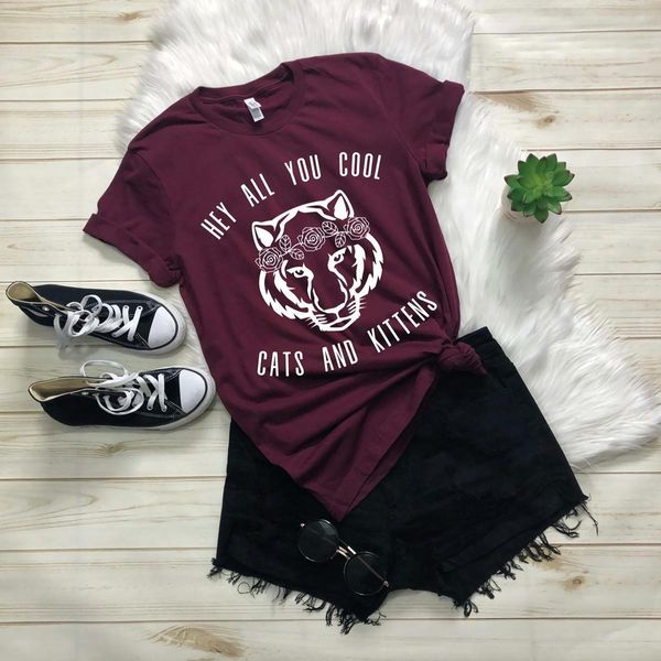 

tiger king cool cats and womens t shirts kittens carole baskin inspired did it funny joe exotic tees, White