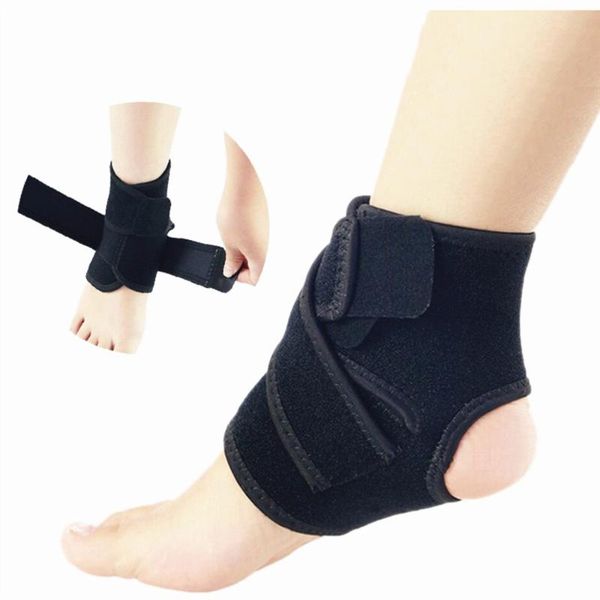 

ankle support fireclub 1pcs brace elasticity adjustment protection foot bandage sprain prevention sport fitness guard band, Blue;black