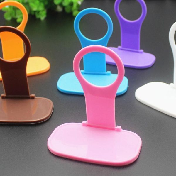 

cell phone mounts & holders sale random color portable mobile wall charger charging holder hanging stand bracket hanger
