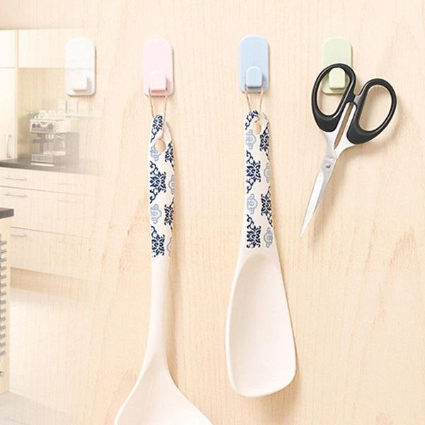 

hooks & rails hooks, remote control self-adhesive holder wall shelf