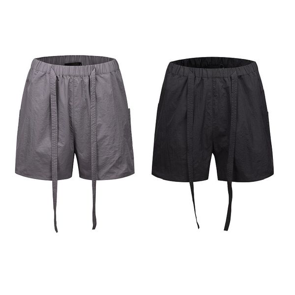 

high street solid loose summer justin bieber same drawstring mesh lining men's and women's shorts, White;black