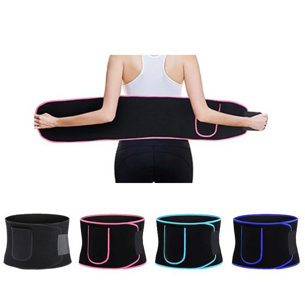 

waist trimmer adjustable sweat trainer sport support belt anti-slip fitness strap for men women weight loss, Black;gray
