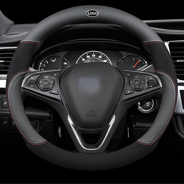 

steering wheel covers genuine leather car cover 15 inch/38cm for excellegt verano lacrosse regal envision excelle encore