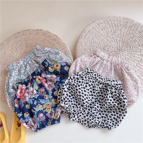 

shorts 2021 summer arrival girls fashion floral kids pp, Black