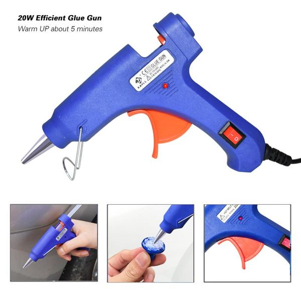

tag gun 20w us plug melt glue industry mini silicone adhesive pneumatic diy thermo electric heat temp paint dent repair tool