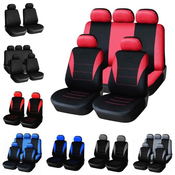 

car seat covers universal 2021 fabric cushion for general automobile 2/5 pcs cover protectors