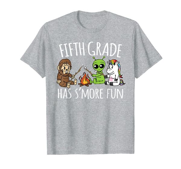 

5th grade teacher has s'more fun team gifts t-shirt, White;black