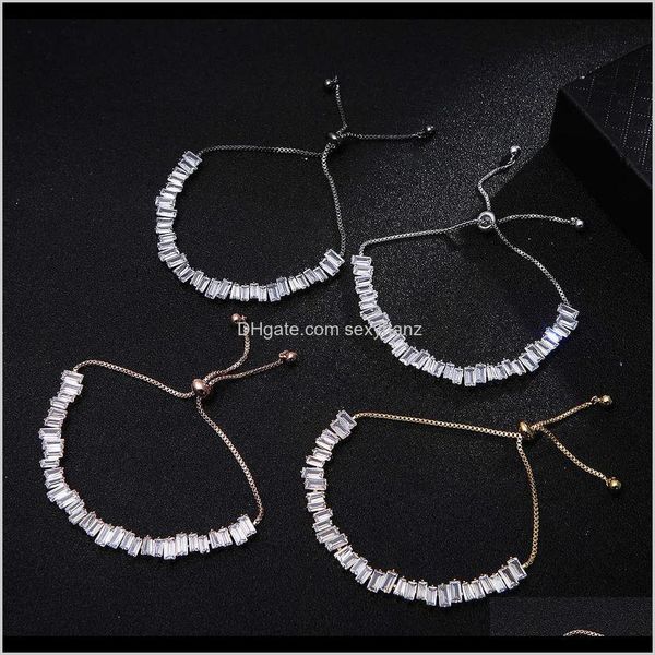 

link, chain bracelets drop delivery 2021 link alibaba zircon jewelry womens rose gold face bag and diamond bracelet c2ibu, Black