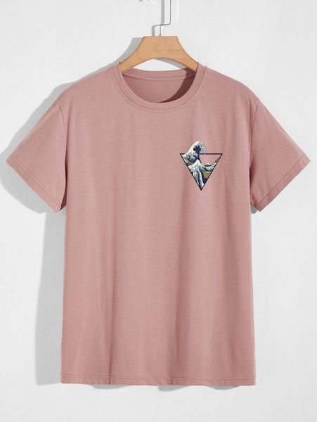 

romwe guys wave graphic tee i6qs#, White;black