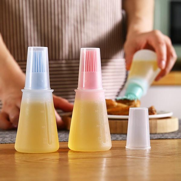

tools & accessories barbecue brush oil household baking pancake tool high temperature resistant silicone bottle
