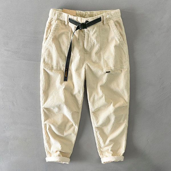 

men's pants 2021 spring autumn fashion hip hop joggers cargo men harem pocket man sweatpants streetwear casual mens f157, Black