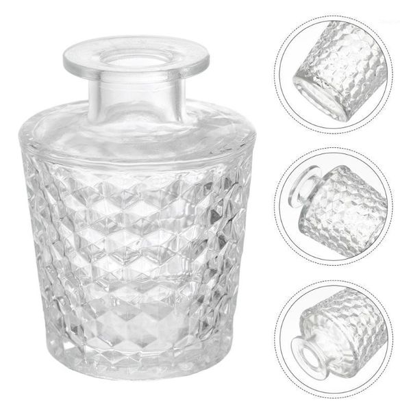 

storage bottles & jars clear glass diffuser bottle refillable jar container