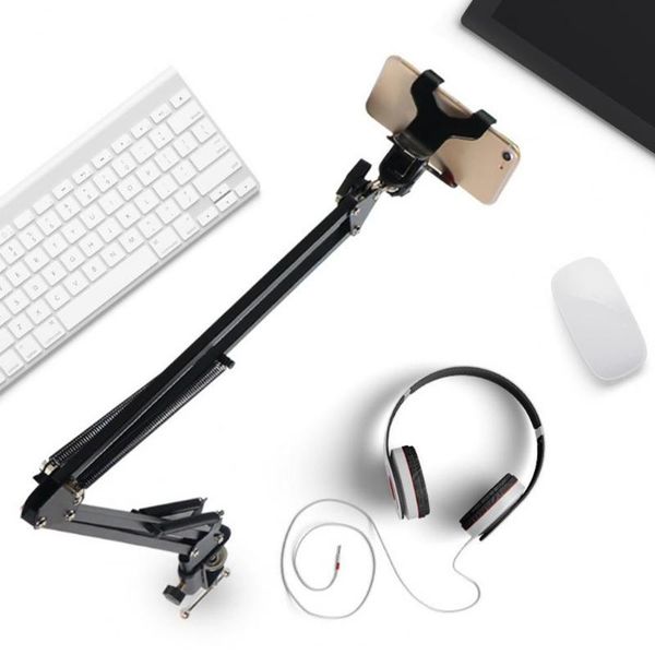 

cell phone mounts & holders useful rack wide application easy installation foldable handphone tablet flexible universal cantilever mount