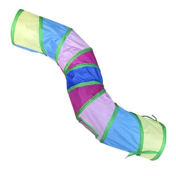 

cat toys tunnel pet tube collapsible play toy indoor outdoor kitty puppy for puzzle exercising hiding training and running