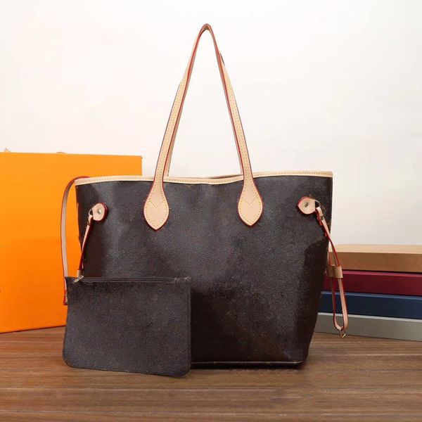 

6 colors lattice 2pcs set women luxurys designers pu leather handbag handbag ladies designer handbag lady clutch purse retro shoulder