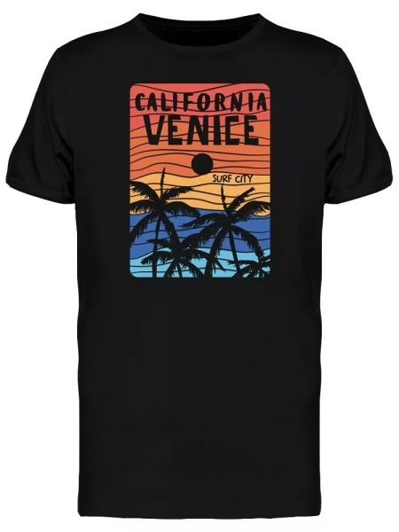 

Retro California Venice Beach Tee Men's -Image by Shutterstock, White;black