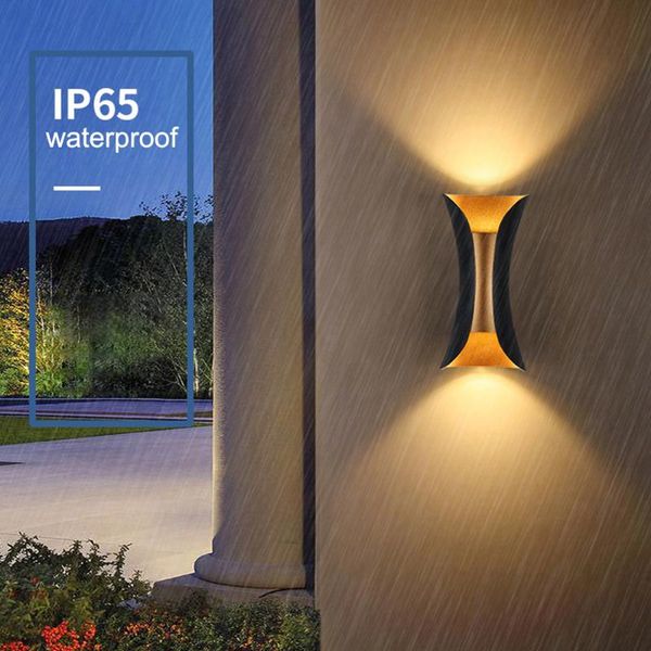 

wall lamp 6w 10w 12w led light outdoor waterproof ip65 porch garden indoor bedroom bedside decoration lights decor aluminum