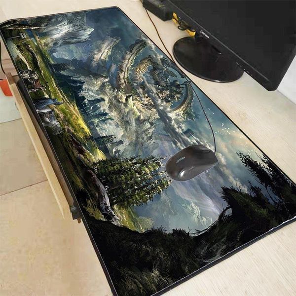 

mouse pads & wrist rests mrg 90x40mm fantasy landscape large gaming pad lockedge pc keyboard mousepad for lapcomputer notebook desk mat