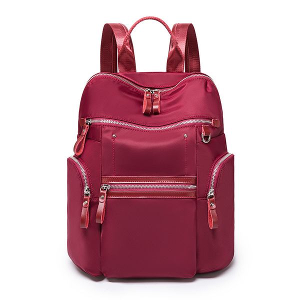 

oxford cloth women backpacks large capacity school bags for girl shoulderbag lady bag travel backpack red